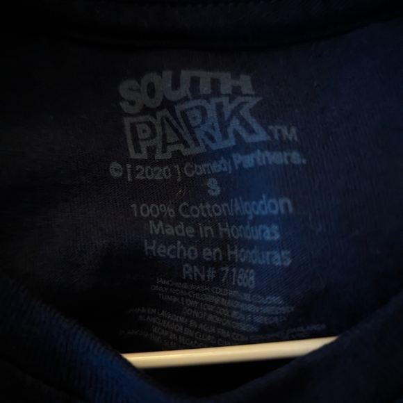 South Park Gang Logo Sandwich T-Shirt Adult Size Small Black - Picture 4 of 5